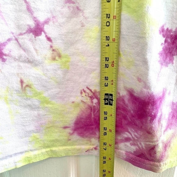 Gildan tie dye Skull t-shirt skeleton Grateful Simko tee hippie hipster goth L - Picture 4 of 5